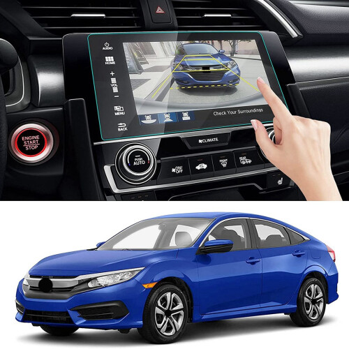Para   Si Tipo R Hatchback Touring EX 2016-18 7 Polegadas NavegaçãO GPS Imprensa Protetor de Tela Filme de Vidro Temperado 1