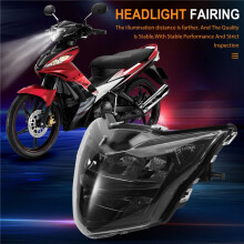 Motorcycle Headlight Transparent Front Lamp Light Lamp Socket for LC135 V2 V6