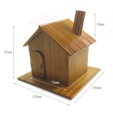 1/18 Dollhouse DIY Small Wooden House Collocation Christmas Snowman Scene for Dollhouse Decoration Accessories