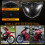 Motorcycle Headlight Transparent Front Lamp  Light Lamp Socket for  LC135 V2 V6 5