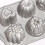 Charms Cast Pan,6 Different Shapes, Charming Combination,Diy Cake Pan,Pan,Silver 5