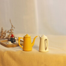 1/12 Puppenhaus Miniatur Simulation Wasserkocher Hand SpüLen Topf VortäUschen Rollenspiel Essen für Barbies Puppenhaus KüChe Spielzeug 2