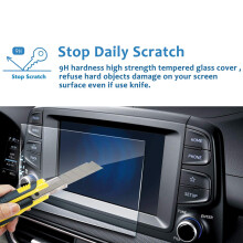 For Tucson 2019 7-Inch Center GPS Navigation Touch-Screen Protector Display Tempered Glass Film