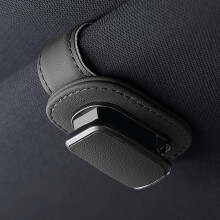 Sun Visor Clip Leather Sunglasses Holder for Tesla Model 3 S X Y Waterproof Standard Size C