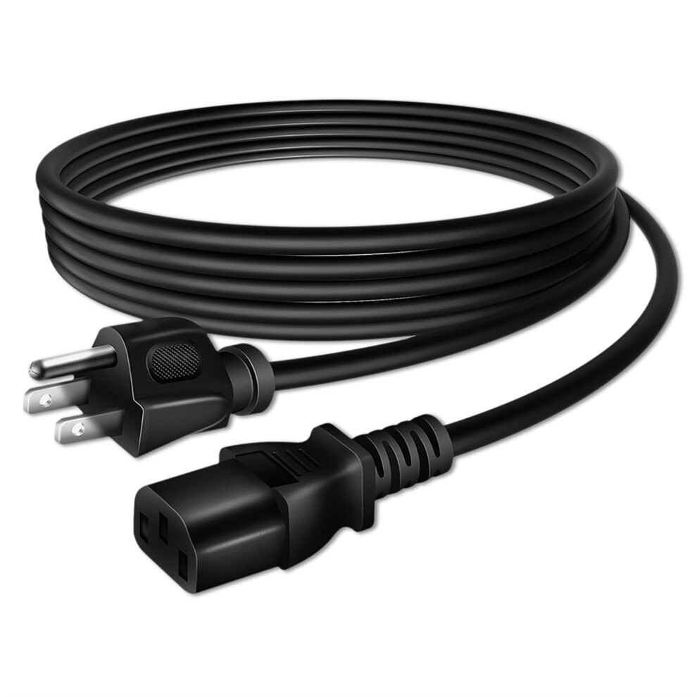 6Ft Ac Power Cord For Lenovo Thinkvision T2424z Monitor, Reliable Power Delivery And Safe Oem Replacement 9073542784845