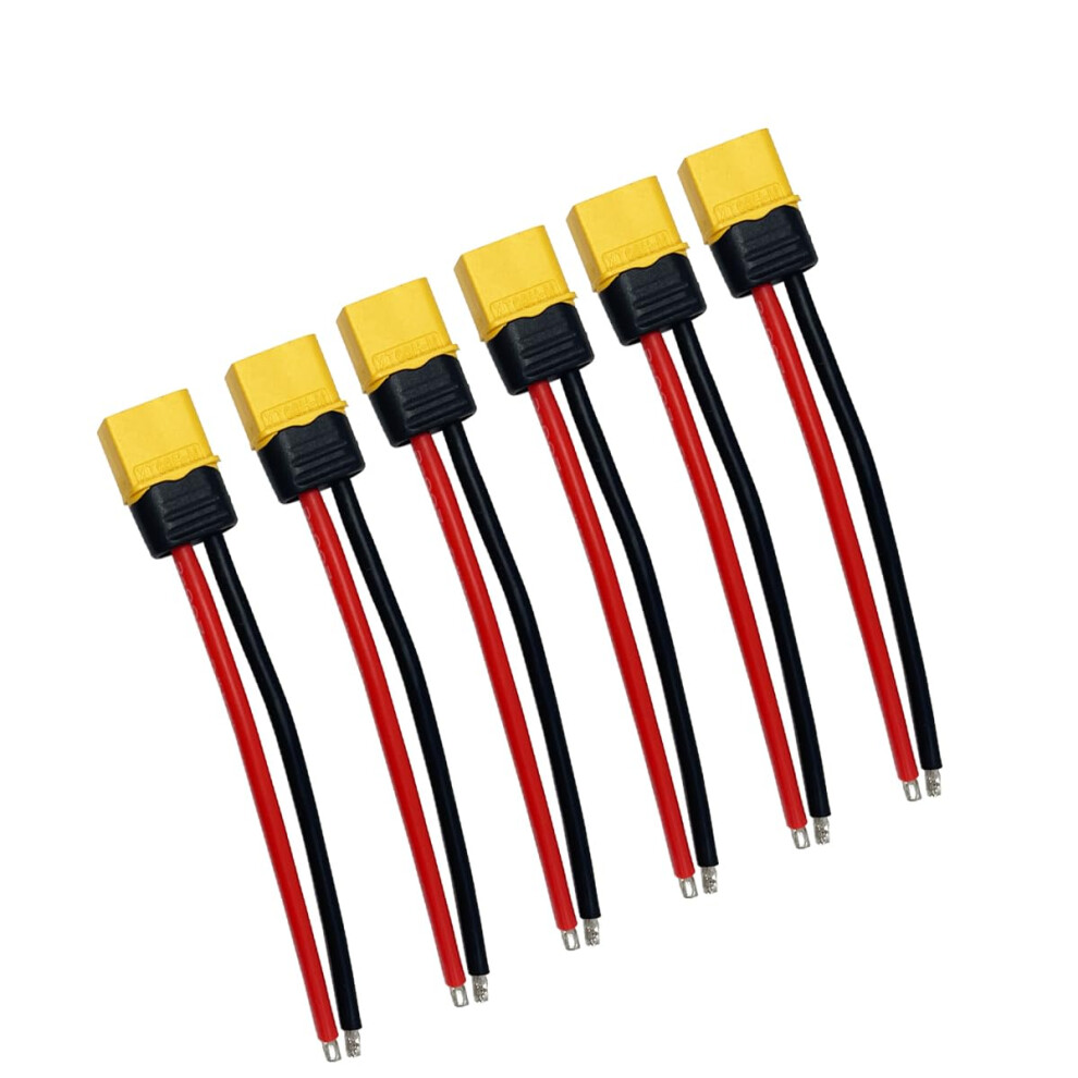 6Pcs Xt60h Connector Set With 14Awg Silicone Wire Gold Plated Pins For Rc Lipo Battery Fpv 9455672295178