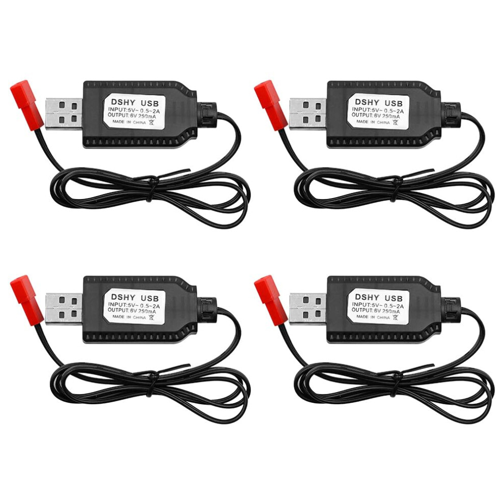 Usb Jst Charger Cable 6V Lithium Ion Fast Charging For Rc Cars Drones Splatter Ball Gun 9455672295185
