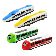 Subway-Style Toy Train Set for Kids – High-Speed Model Train, 6.491.37 in, Compatible with LEGO