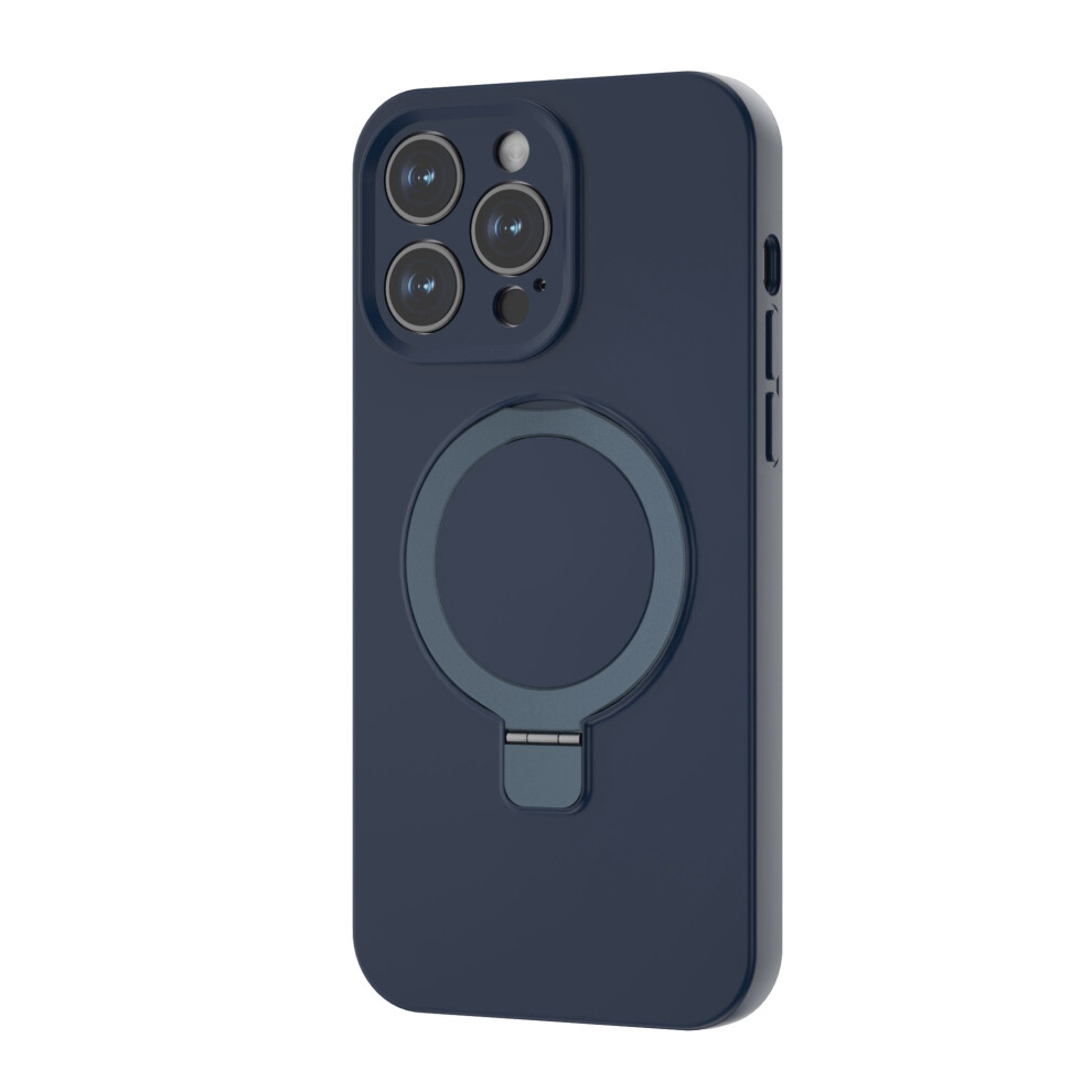 Iphone 11 Pro Max Case Â Magsafe-Compatible, Invisible Magnetic Stand, Slim Liquid Silicone Gel Cover, Navy Blue 9365509608708