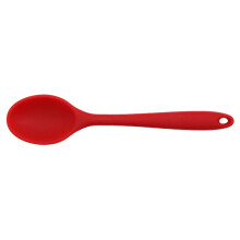 Heat-Resistant Silicone Cooking Spoon with Non-Slip Handle, Food-Grade Soft Spatula for Frying, Baking, Serving, Stirring – Compatible with All