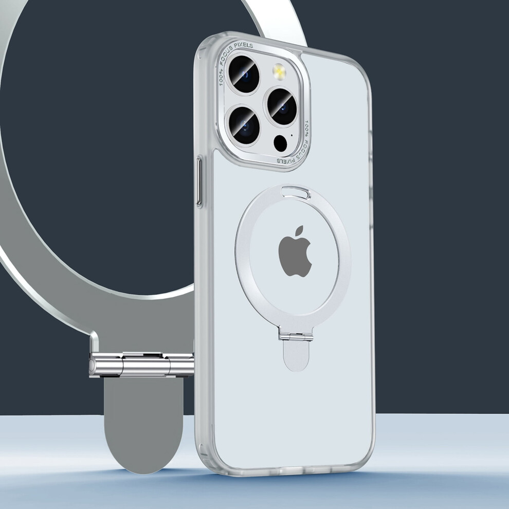 Magsafe Compatible Slim Translucent Matte Case With Magnetic Invisible Stand & Military Drop Protection For Iphone 13 Pro Max 9365509610091