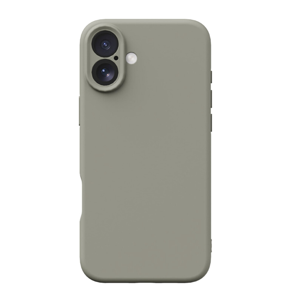 Iphone 16 Plus Case Compatible With Magsafe Â Liquid Silicone, Soft Microfiber Lining, Shockproof, 6.7", Light/Gray 9365509609996