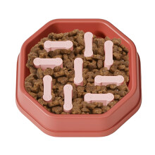 Slow Feeder Anti-choking Dish Preventing Choking Dishes for Dogs Puppy Pet Cat Water Feeding Eating Small Large Medium Breed successful