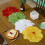 Set de table de cuisine en polyester, forme de fleur, 1 pièce 6