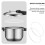 2Pcs Premium Silicone Pressure Cooker Gasket White for Safe and Practical Use 5