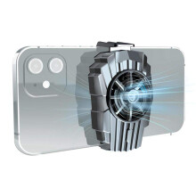 Mobile Phone Cooling Fan with Gamepad Grip, USB Powered ClipOn Phone Cooler for Gaming