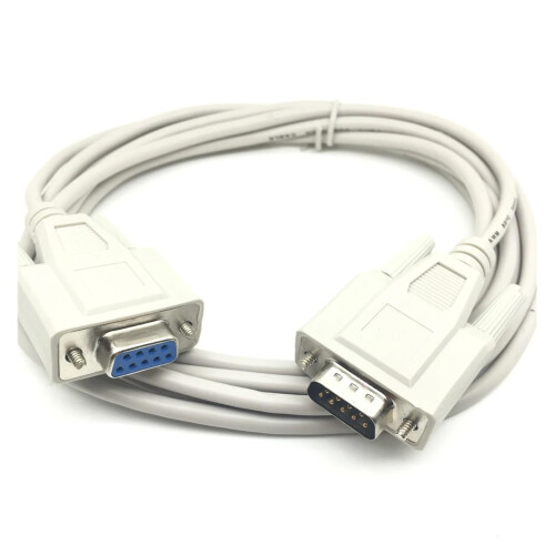 RS232 Null Modem Cable 5M DB9 Serial Cable for Reliable Device Connection and Durable Insulation 1