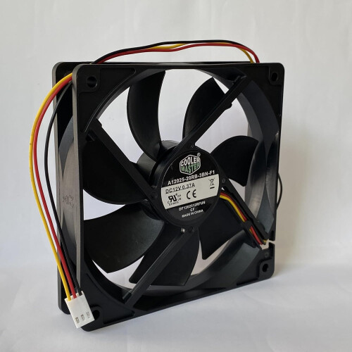 120mm DC Cooling Fan 12V 3Wire Quiet Airflow with RPM Speed Sensor for Computer Case Replacement 1