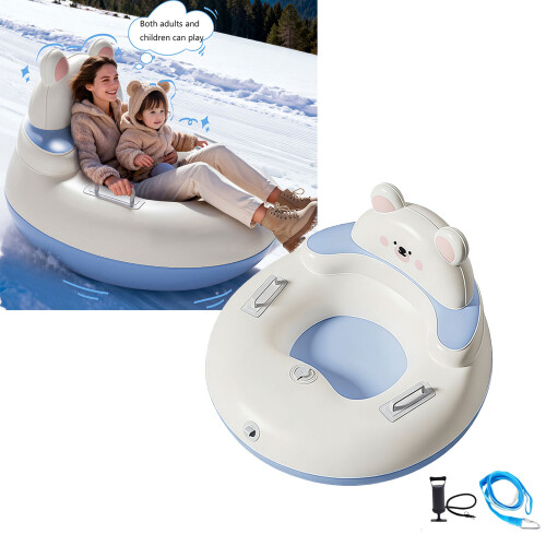 Tragbare aufblasbare Schneescheibe mit-Yunduo Milk Bear Ski 2
