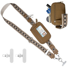 Men Women Pouches Outdoor GymSport Bags Running Belt-khaki