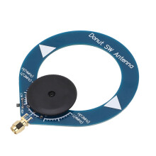 Compact Donut Shaped Shortwave Antenna Module for Transceiver PCB Integration, Wide Frequency Coverage
