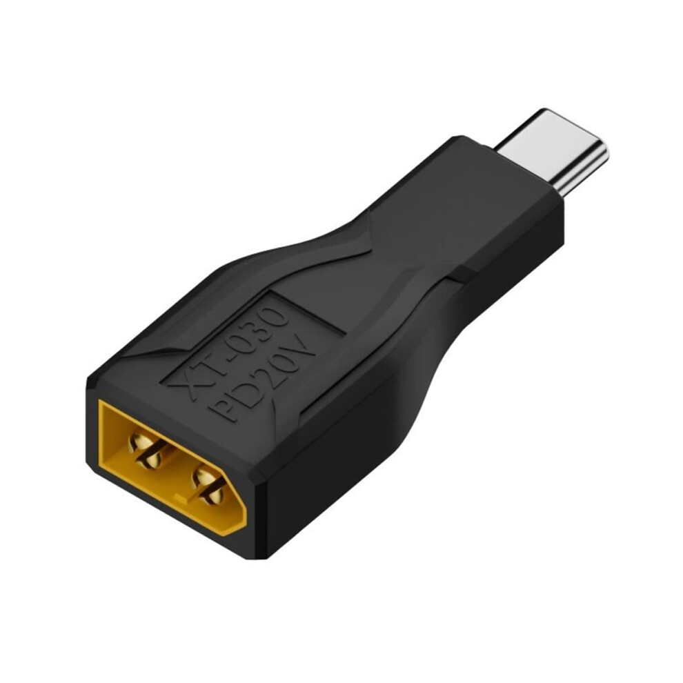 Typec Male Input 100W 20V 5A Pd To Xt60 Plug Output Sc100 Protocol Fast Charging Adapter For Rc Lipo Battery Quadcopter Xt030 9455672297134