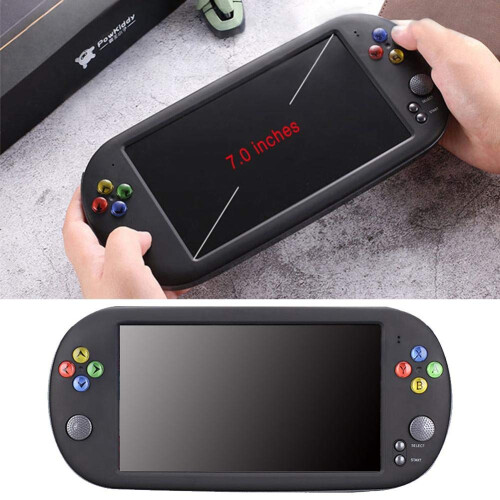 Handheld Game Console 7 Inch HD Retro Gaming Console with MultiSystem Support 8GB/16GB