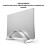 Vertical Laptop Stand Adjustable Acrylic Holder for Desk, Space Saving Docking Station Organizer 3