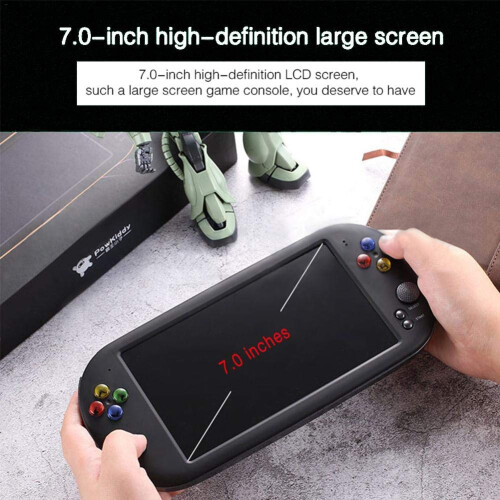 Handheld Game Console 7 Inch HD Retro Gaming Console with MultiSystem Support 8GB/16GB 1