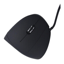 Ergonomic Vertical Wired Gaming Mouse for Wrist Pain Relief with Comfortable Grip Control