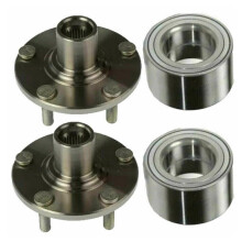 Pair of Front Wheel Hub Bearing Assemblies for Honda Odyssey 3.5L 19992004 Direct Fit