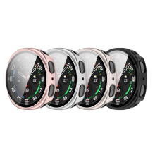 Case Cover for Samsung Galaxy Watch 8 44mm, 4 Pack Hard PC Protective Bumper, Four Color Options