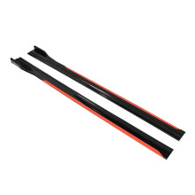 Black and Red Car Side Skirt Splitters Universal Side Spoiler for Audi BMW VW Enhanced Styling