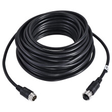 12m Aviation Extension Cable Male to Female 4Pin Shielded Video Wire with Secure Connection