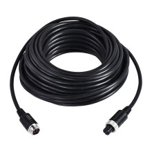 4 Pin Aviation Video Extension Cable 39ft Male to Female for Security Camera DVR