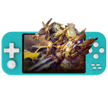 Handheld Game Console 4.3 Inch Retro Gaming Player with 2500+ Games Rechargeable TF Card Green