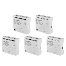5X 4-Kanaler Tuya ZigBee Module RF433 Home Automation DIY Breaker Trådlöst Relä Röststyrning