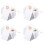 400 Pack Blank Tags with Elastic String Marking Hang Tags Attached Reinforced Hole Writable Blank Tags 2.75x1.37Inch 1
