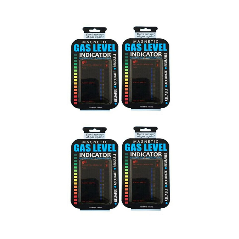 4Pcs Practical Propane Fuel Gas Tank Level Indicator Magnetic Gauge Caravan Bottle Temperature Measuring Stick 6032993233510