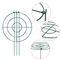 6 Sets Peony Support Cage, Grow Through Hoops Grids with 4pcs Legs,Plant Support Brace,Flower Strong Support Ring