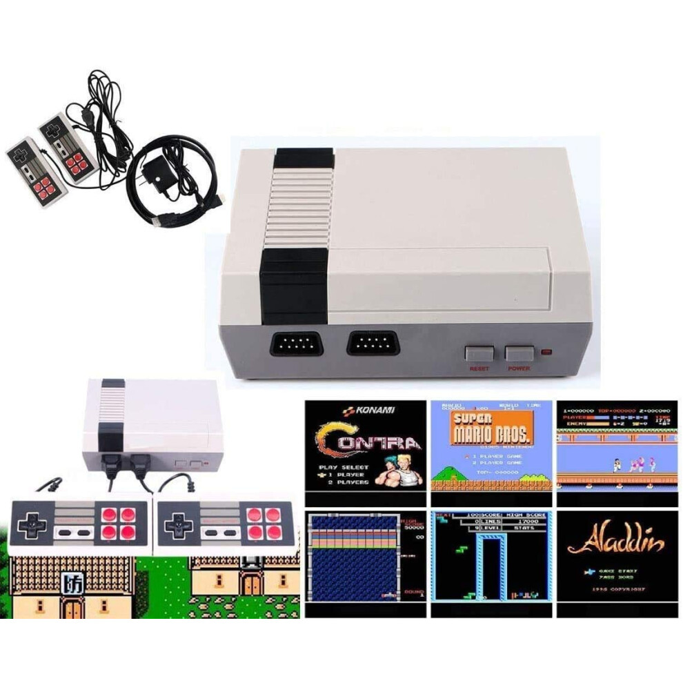 Retro Game Console With 621 Builtin Games, Dual Joysticks, Hdmi Output For Family Tv Play 9455672299114