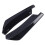 Universal Car Bumper Lip Spoiler Diffuser Splitter, Carbon Fiber Protector Winglets, Black 2pcs 1