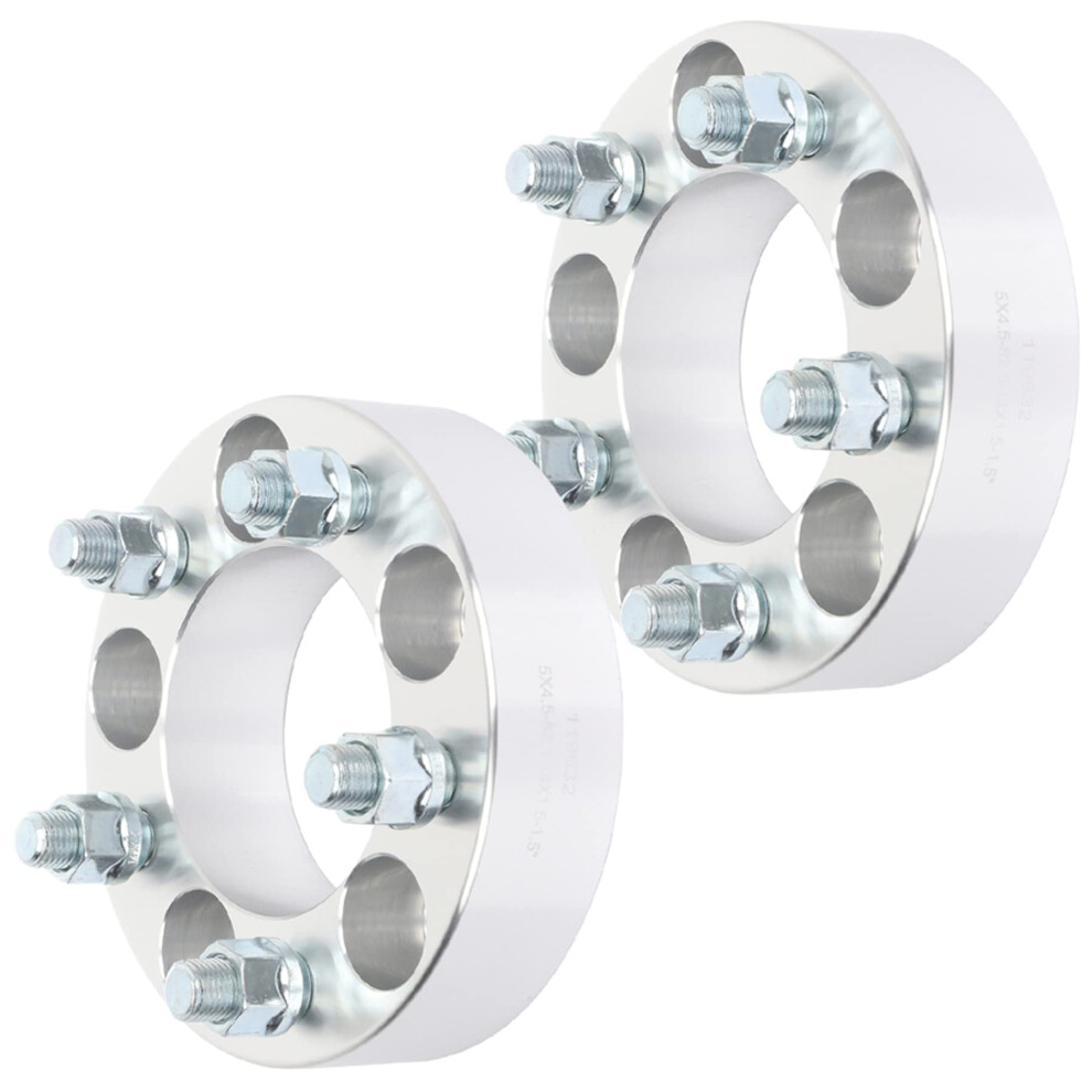 2Pack Forged 5X4.5 Wheel Spacers 1.5 Inch 14X1.5 Studs 82.5Mm Hub Bore For Wider Stance And Precise Fit 9455672299282