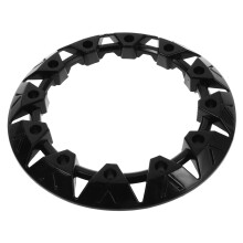 ATV Wheel Hub Trim Kit for Beach Cart Balloon Tires, Stylish Black Finish, Easy Installation