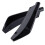 Universal Car Bumper Lip Spoiler Diffuser Splitter, Carbon Fiber Protector Winglets, Black 2pcs 4