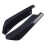 Universal Car Bumper Lip Spoiler Diffuser Splitter, Carbon Fiber Protector Winglets, Black 2pcs 5