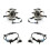 Front Wheel Hub Bearing and ABS Sensor Kit HeavyDuty Replacement Left Right Side for Chevrolet Express 3500 1