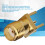 100Pcs RF Coaxial Female Adapter for PCB, 50Ω, OFC Material 4