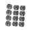 17mm Wheel Nut Covers Gray AntiTheft Lug Nut Caps Corrosion Protection 20pcs Set 2