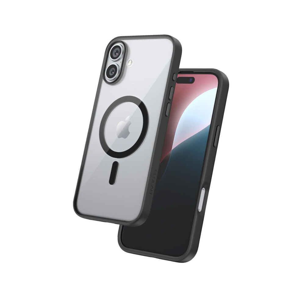 Clear Magsafe Case Slim Protective Military Grade Shockproof Cover For Iphone 16 Black 9092120784527